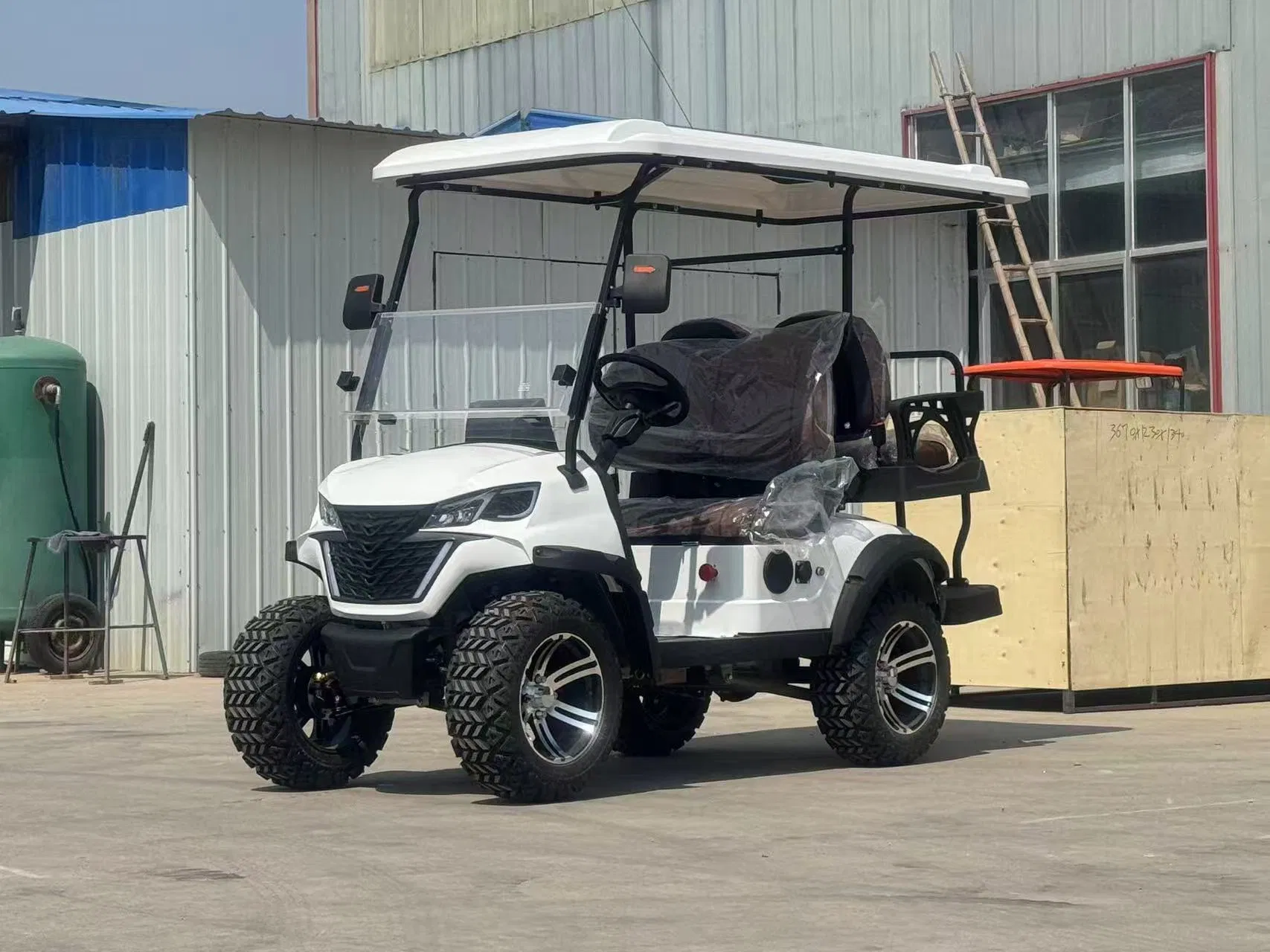 Preço de Atacado Carrinho de Golfe Elétrico Legal na Rua 72V 4 Assento Bateria de Lítio Carro Elétrico Utilitário Trolley Curso 4X4 carrinho off Road à Venda