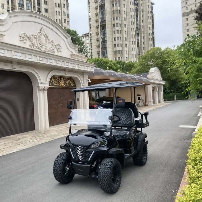 Carro de golfe traseira