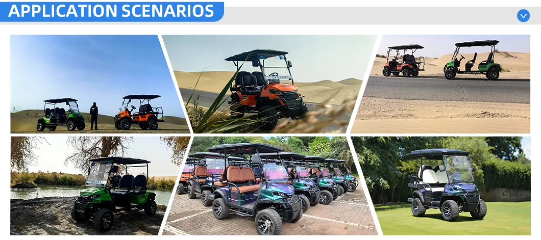 Veículo Elétrico Utilitário Direto de Fábrica para Campos de Golfe