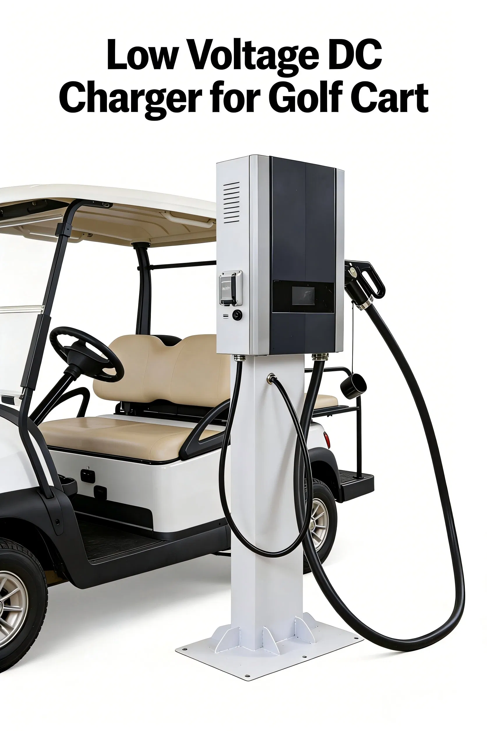 Carregador DC de Baixa Tensão para Empilhadeira Elétrica, Carrinho de Golfe e Bateria Industrial 48V/72V/96V/120V