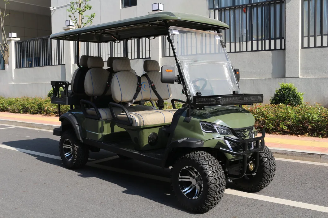 Detalhe do Carrinho de Golfe Elétrico