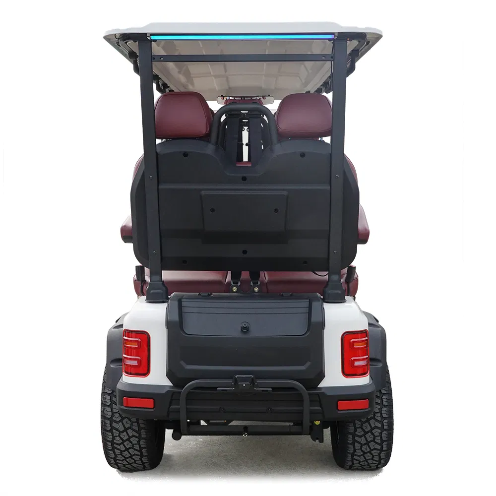 Carrinho de Golfe de Luxo 4-Seater com Motor AC e Bateria de Lítio