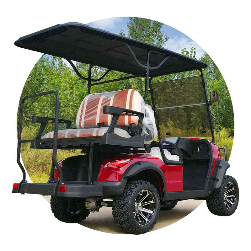 Aprovado pelo CE 4-Seater Carrinho de Golfe à Venda a Preços Diretos de Fábrica – Perfeito para Campos e Uso Recreativo