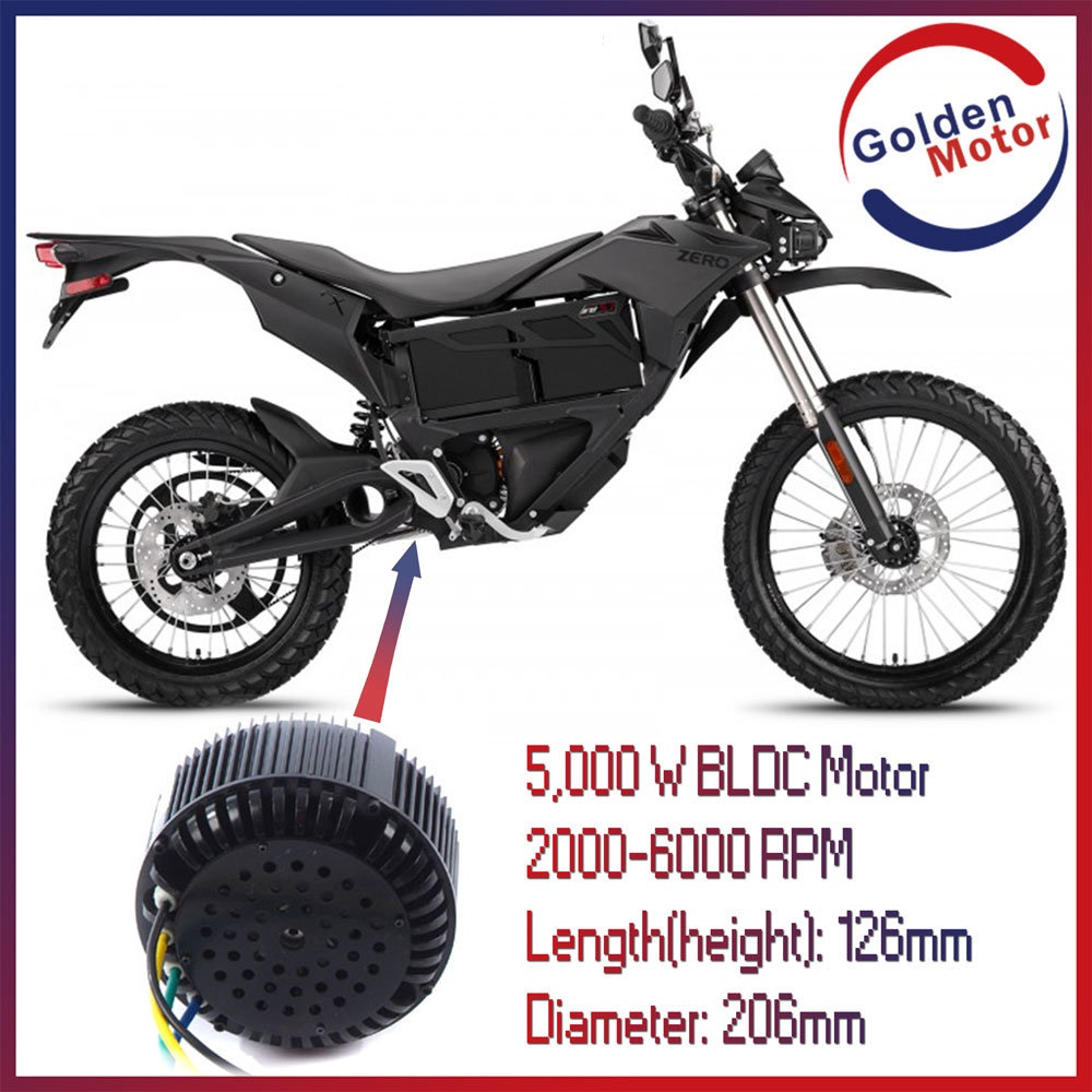 Motor PMSM 48V 60V 72V 96V 120V 5KW 4000RPM, 45n.M Motor elétrico BLDC para motocicleta, também para barco, bicicleta, carrinhos de golfe Motor de motocicleta elétrica