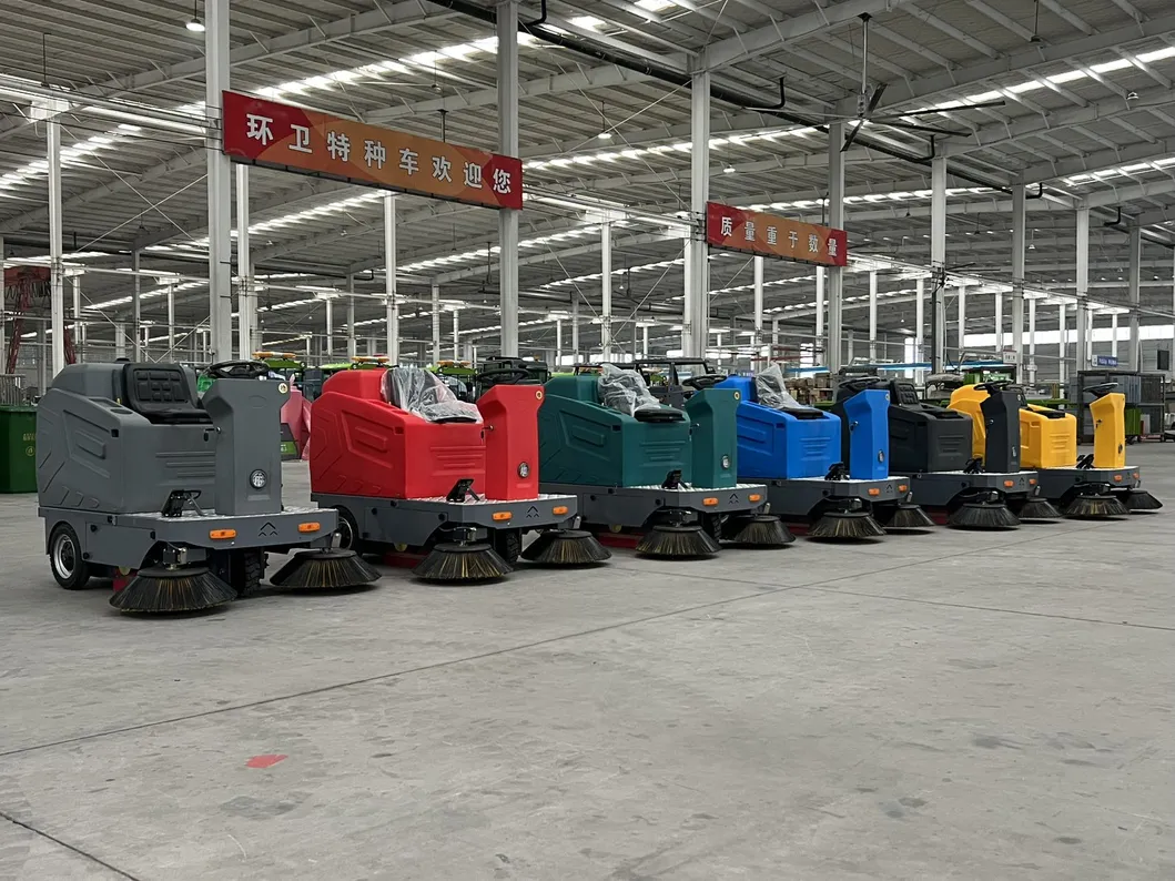Máquina de Limpeza de Piso com Varredora Elétrica