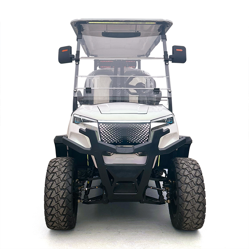 Carrinho de Golfe Elétrico de Luxo Alimentado por Lítio com Opções de Cores Personalizáveis