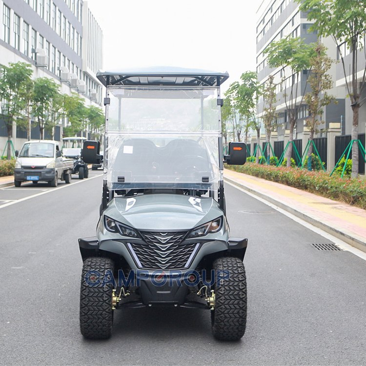 Carrinho de Golfe Legal na Rua 4 Lugares Carro de Passeio com Bateria de Lítio Buggy Off-Road a Gasolina