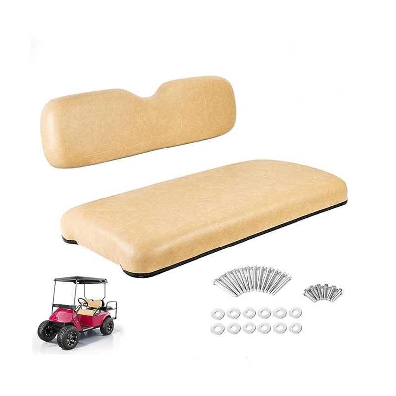 Banco Frontal Personalizado Base Marrom para Carrinho de Golfe Traseiro e Frontal