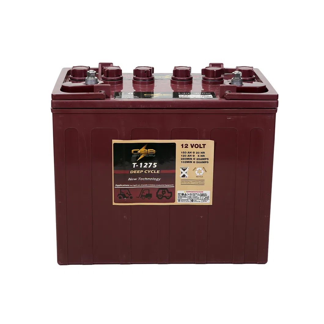 Bateria Tubular de Ciclo Profundo Trojan Substituir T875 8V 170ah para Carrinho de Golfe