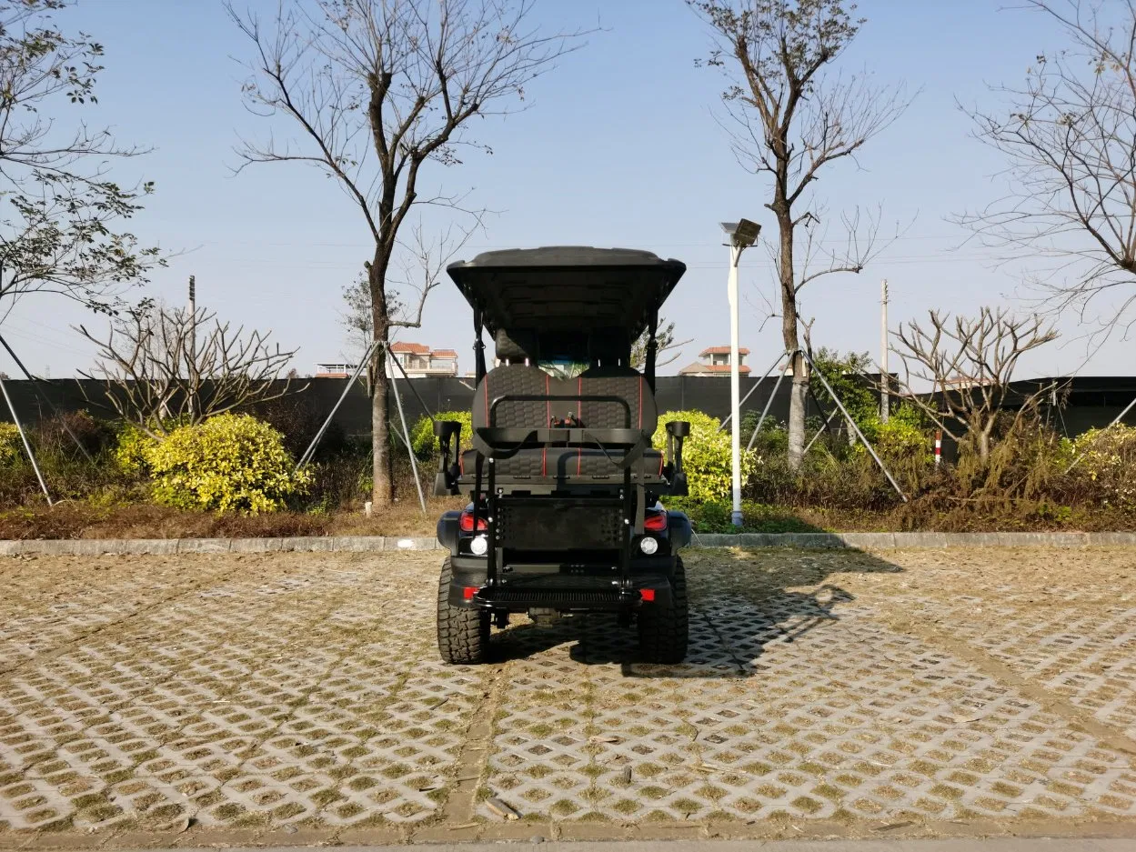 4+2 Veículo Utilitário Elétrico de Golfe para 4+2 Passageiros com Recursos de Segurança