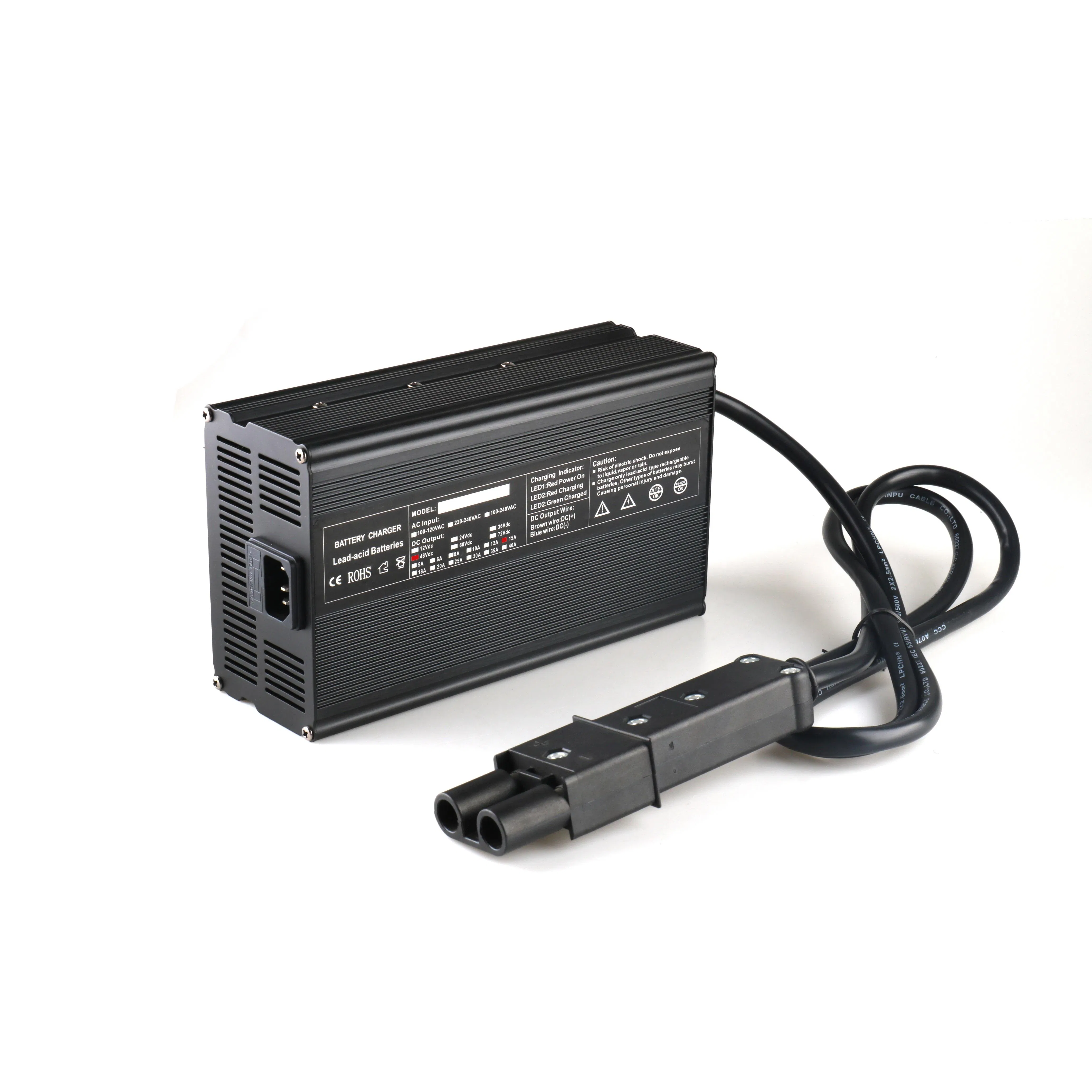 Carregador de Carrinho de Golfe Rápido 36V 15A com Proteção Ovp e CE