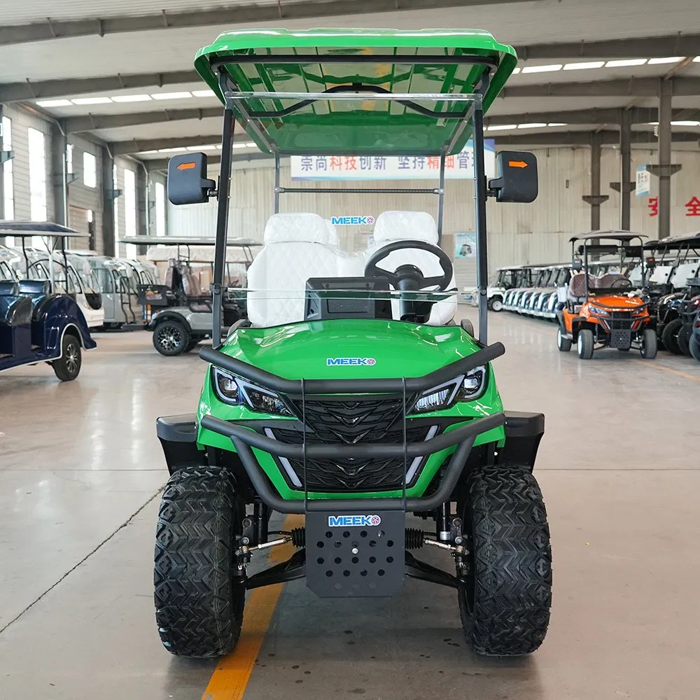 4 Carrinho de Golfe Elétrico de Luxo 72V Buggy de Golfe 4 Passageiro Aprovado CE 4 Buggy de Golfe com Rodas