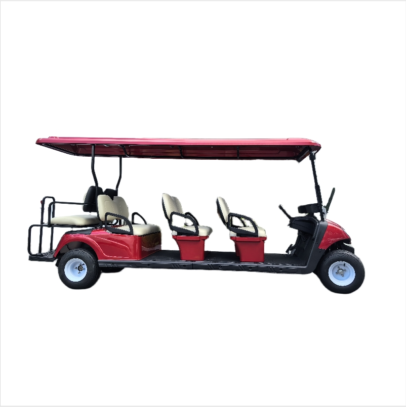 Carrinho de Golfe de Alta Qualidade 4 Lugares Carrinho de Golfe Alimentado por Bateria de Lítio 48V Veículo Utilitário Aprovado pelo CE