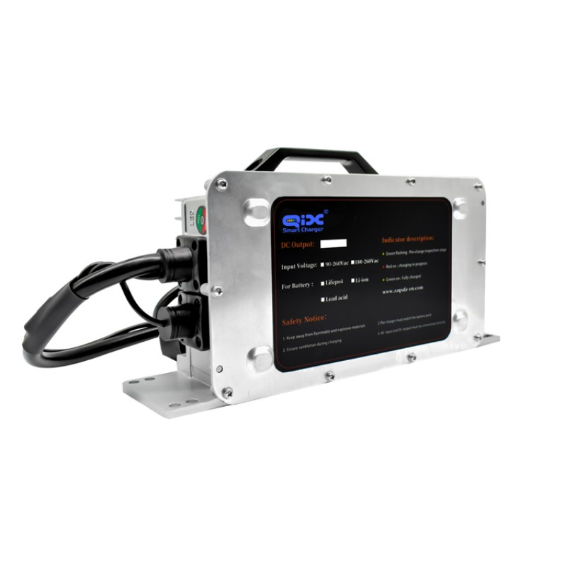 Qx1200 Carregador de Bateria Industrial para Frota de Empilhadeiras Elétricas