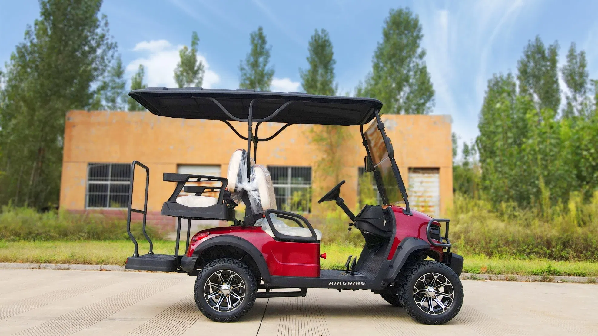 Carrinhos de Golfe Elétricos de Luxo para Clubes Off-Road de Alta Qualidade 2 4 6 Lugares