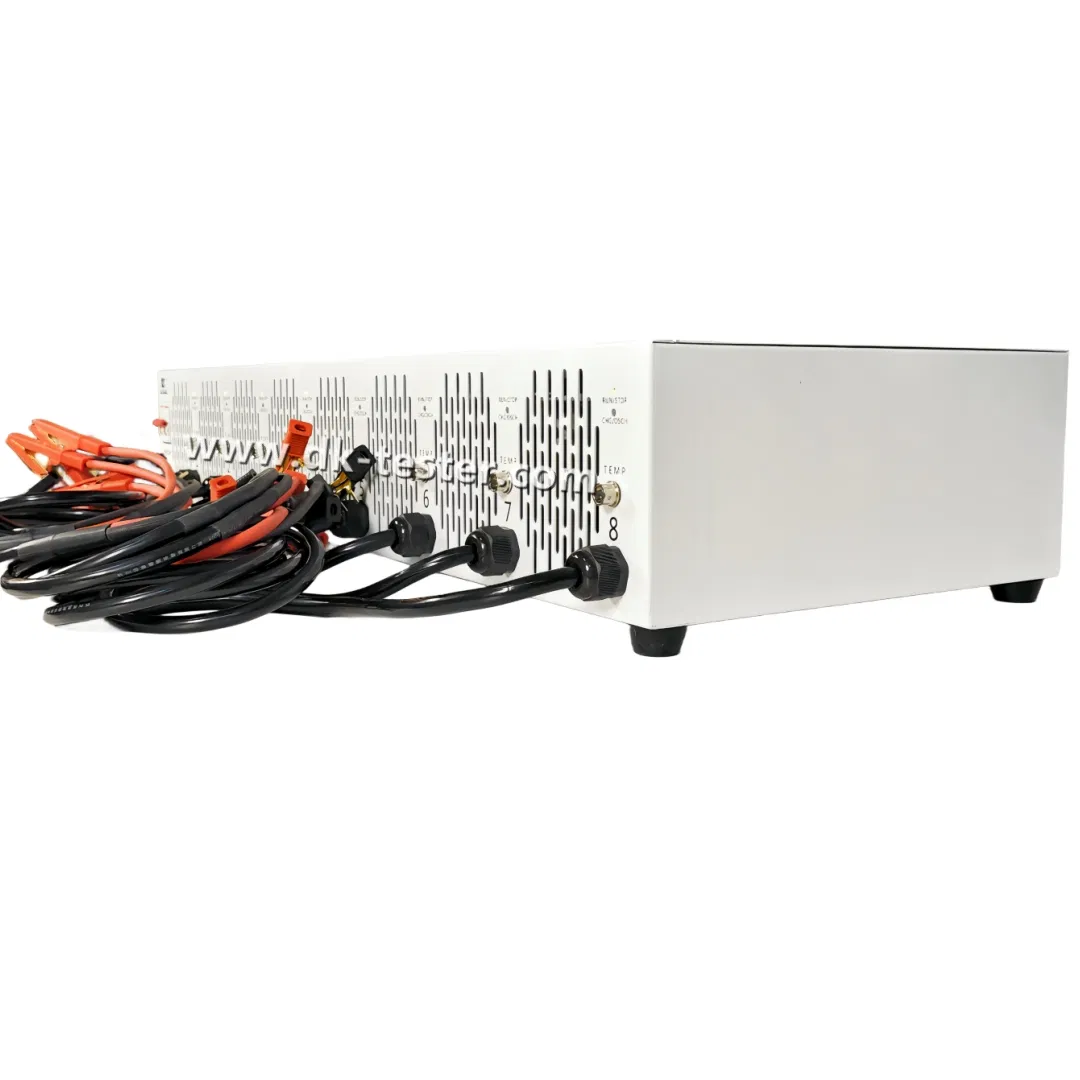 8 Canal 34V 30A Testador de Capacidade de Bateria de Armazenamento Solar para Carrinho de Golfe Grande Carga e Descarga Automática