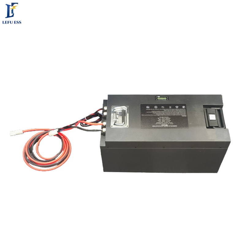 Bateria de Alta Capacidade LiFePO4 para E Rickshaw 48V 64V, 125ah 160ah, 180ah, GPS Antifurto, Células de Grau A Jk Jbd BMS