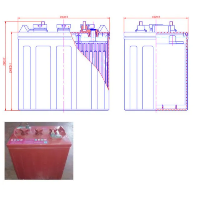 Bateria de EV de 6 V