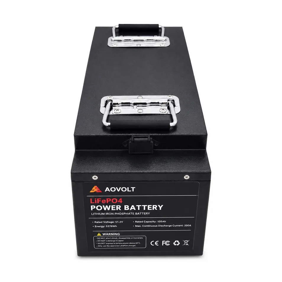 Pacote de Bateria Recarregável LiFePO4 para Carrinho Utilitário de Empilhadeira Elétrica e Agv