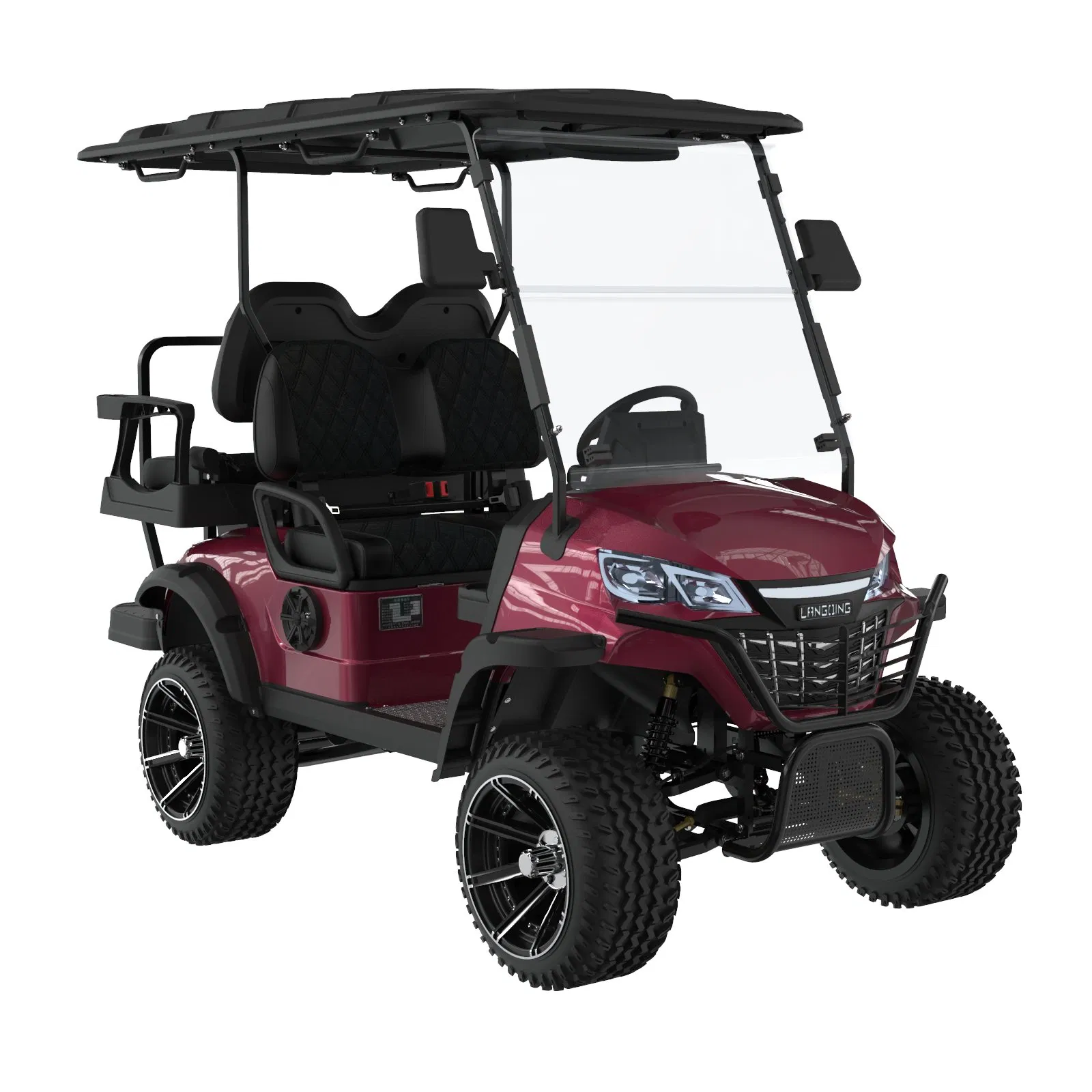 Moda Moderna 2024 Design Novo Clube Carrinho Elétrico de Golfe Carrinho de Caça