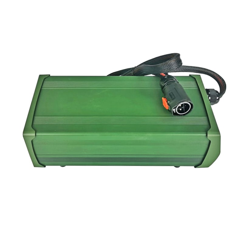 Carregador de Baixa Temperatura DC 72V 73V 15A 1200W para Pacote de Bateria 20s 60V 64V LiFePO4 com Pfc com CE para Carrinho de Golfe Elétrico Ferramentas de Jardim com CE