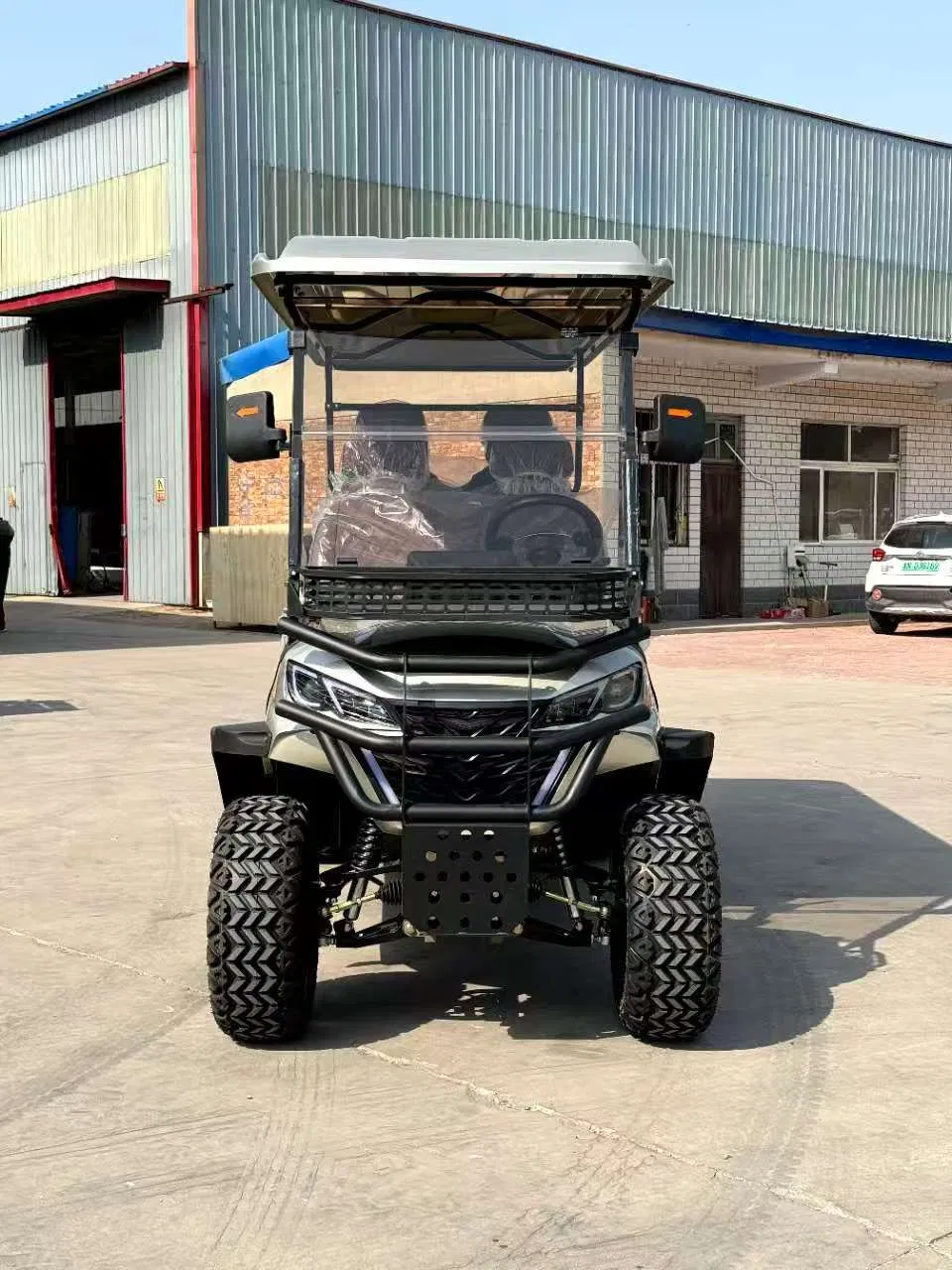 Preço de Atacado Carrinho de Golfe Elétrico Legal na Rua 72V 4 Assento Bateria de Lítio Carro Elétrico Utilitário Trolley Curso 4X4 carrinho off Road à Venda