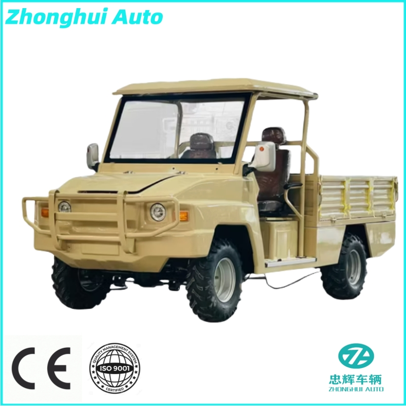 Veículo Utilitário Elétrico 4X4 Scooter Go Kart 4-Seater Carrinho de Golfe Fechado com Recursos de Carrinhos de Golfe 1000cc