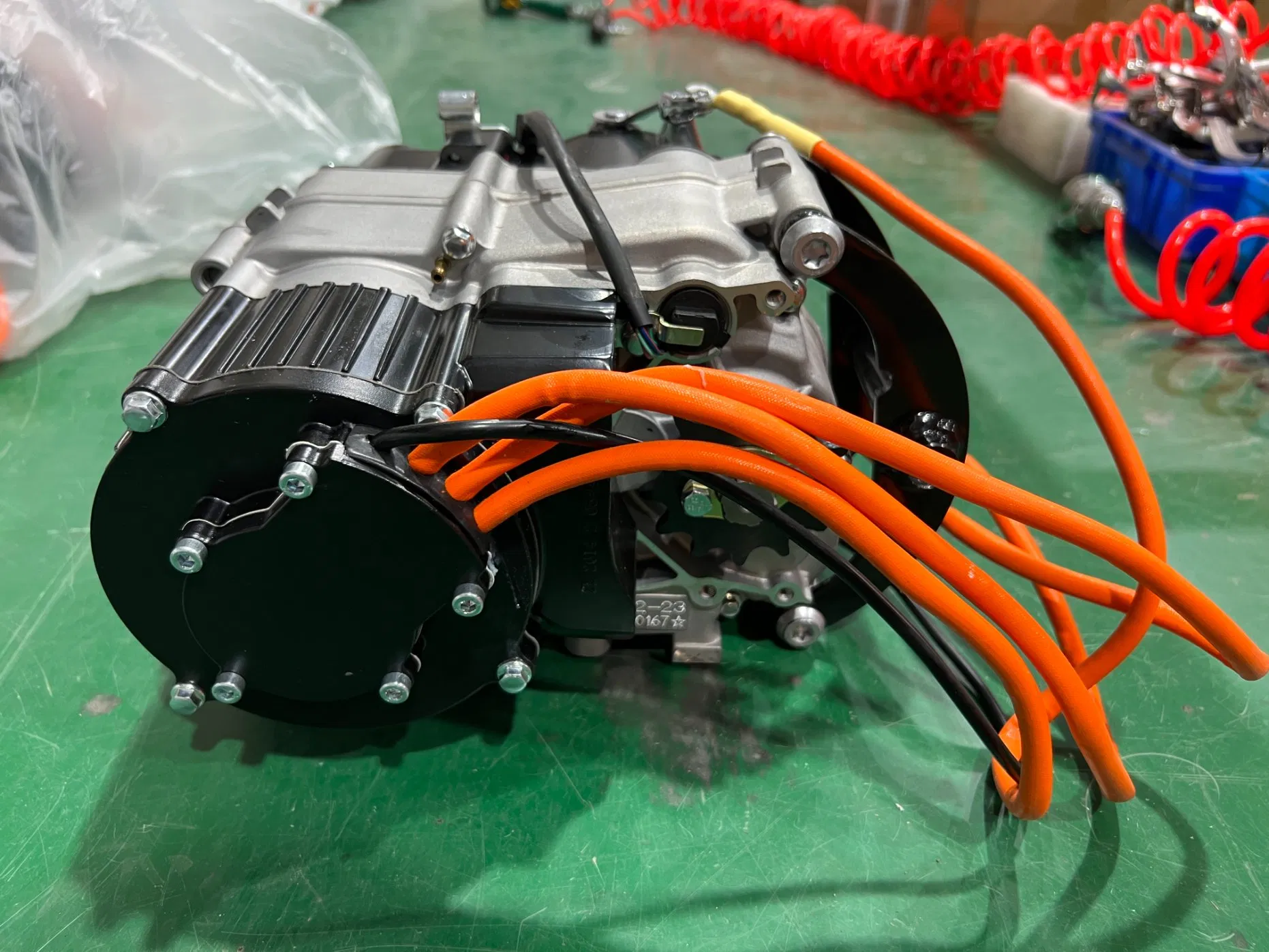 SL23 72V 3000W Motor DC com Transmissão de Quatro Velocidades para Bicicleta Elétrica, ATV e Carrinho de Golfe