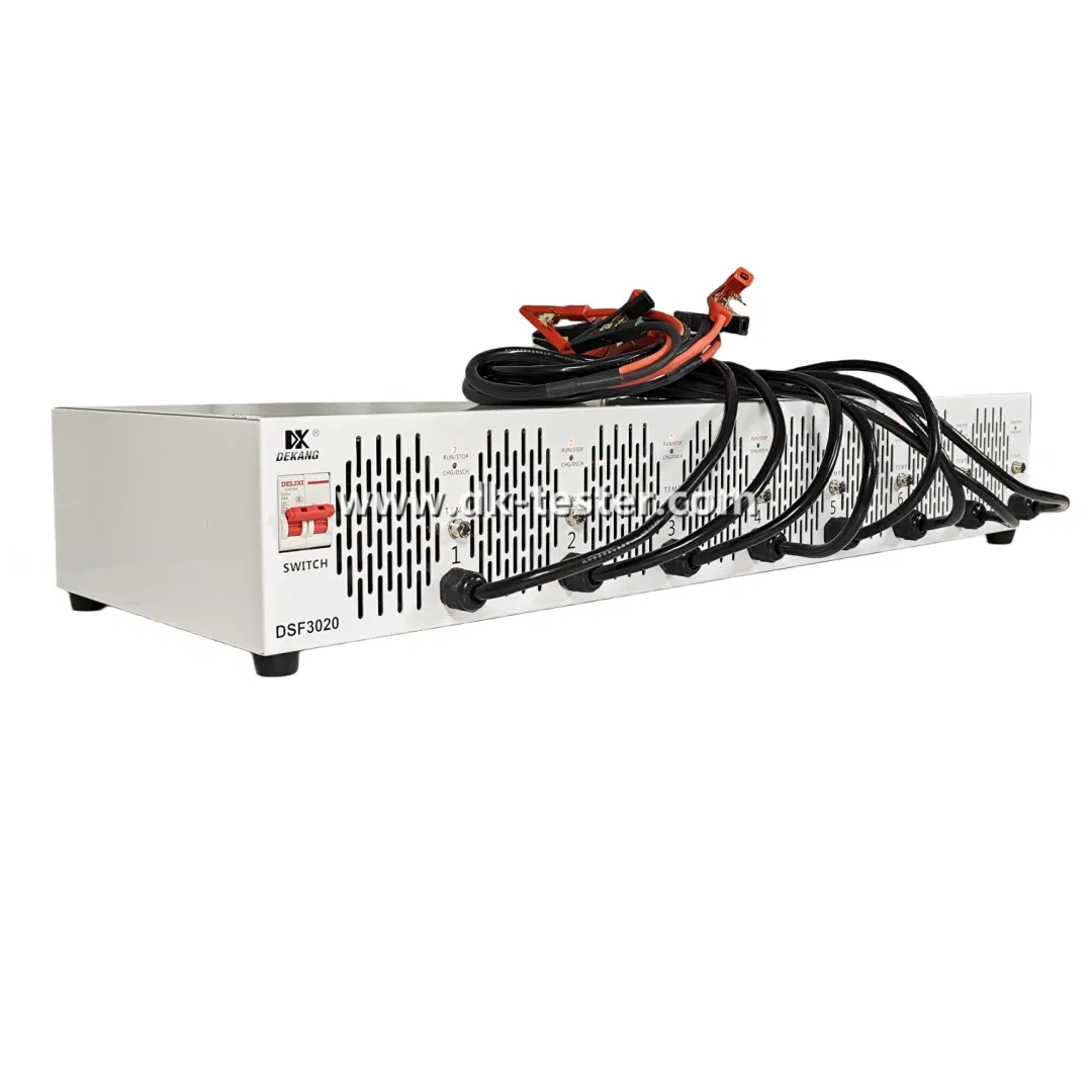 8 Canal 34V 30A Testador de Capacidade de Bateria de Armazenamento Solar para Carrinho de Golfe Grande Carga e Descarga Automática