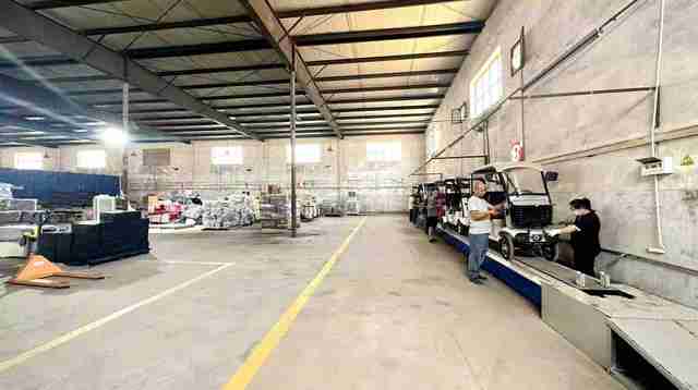 Luxury custom golf cart Jojo Cars premium model with advanced features