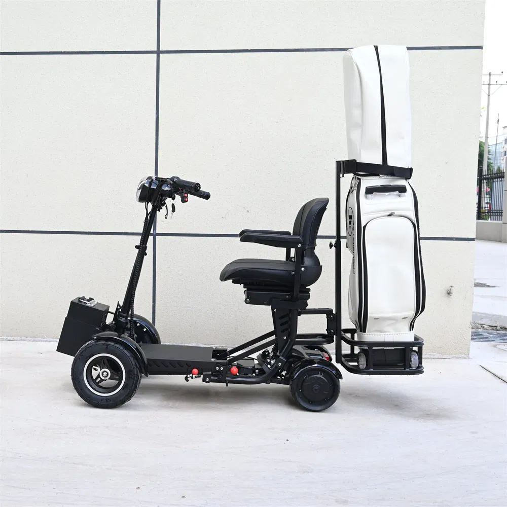 2025 Excelente Tamanho Compacto Encosto Ajustável em Altura Grande Assento Dobrável Monopattino Carrinhos de Golfe