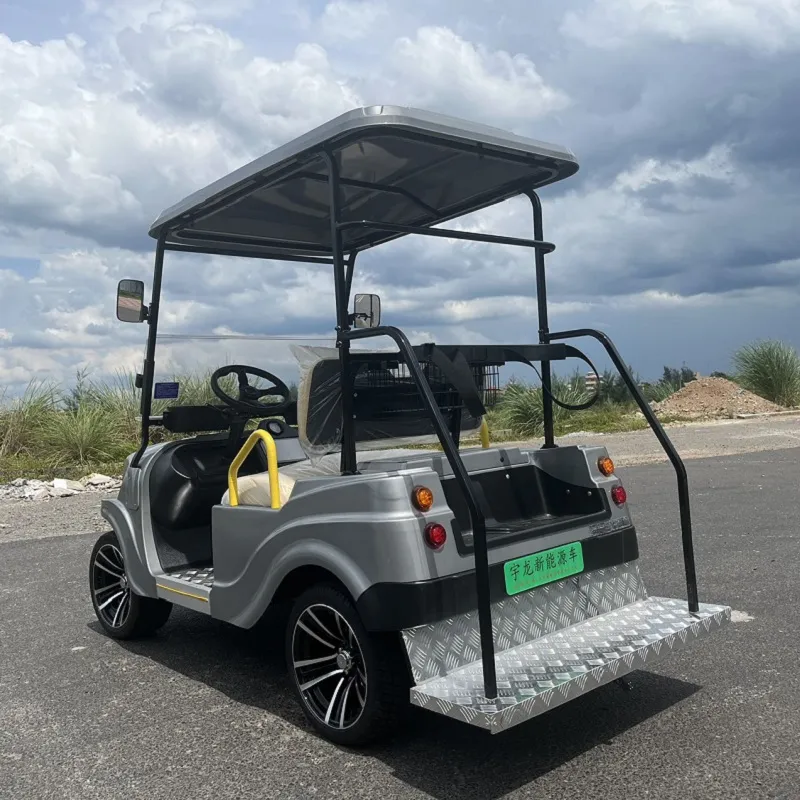 2025 Parison 2 Assentos Elétricos de Carro com Estrutura de Alumínio Carrinho de Golfe Elétrico Scooter de Golfe Off Road Carrinho de Golfe