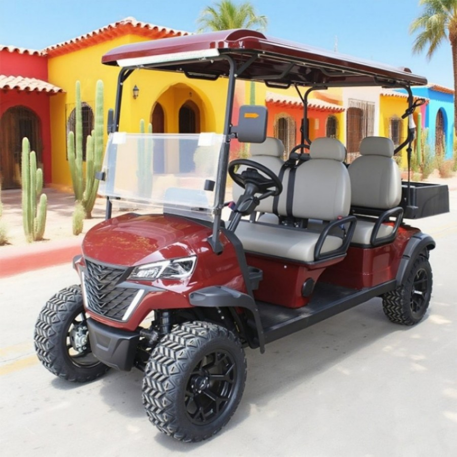 Venda por atacado 4 Carrinho de Golfe Elétrico com Tração Off-Road 6 Assento 2-Seater Carro Buggy com Acessórios para Carrinho de Golfe Preços Baixos