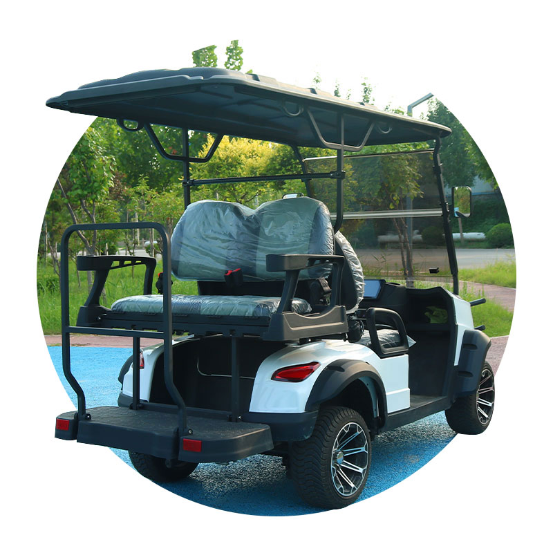 Carrinhos de Golfe Elétricos de Marca 2+2 Assentos Carrinhos de Golfe