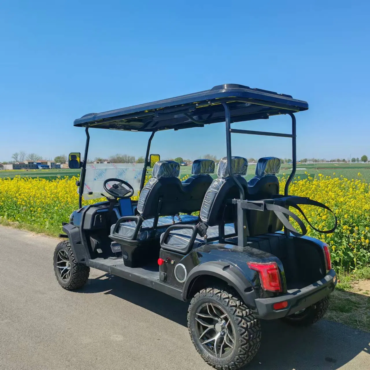 Carrinho de Golfe Elétrico Mini Golf Cart off-Road para Hotéis e Aeroportos 2