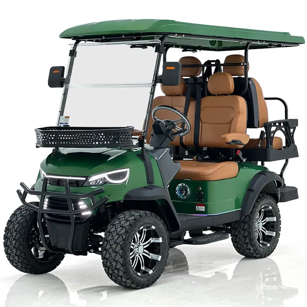 Carrinho de golfe de 2+2 lugares