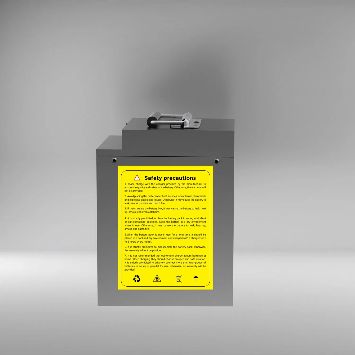 Bateria de Motocicleta Elétrica de Lítio de Alto Desempenho 73.6V 30ah LiFePO4 com BMS Inteligente para Aplicações de Scooter EV e Bicicleta Elétrica