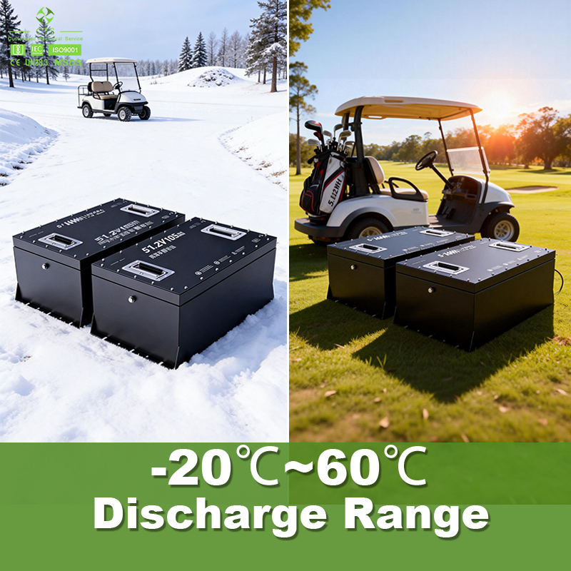 Solução de Bateria para Carrinho de Golfe Cts 48V 51.2V 60V 72V 105ah 150ah LiFePO4