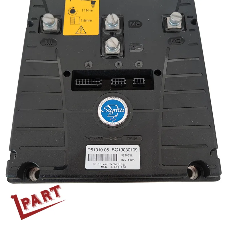 Controlador PG Preto 80V 650A Super Drive Original Importado para Empilhadeira, Carrinho de Golfe e Empilhador