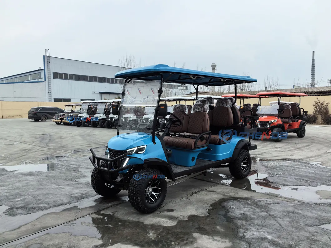 Nova Fábrica de Moda Preço de Passeio Buggy 6 Assentos Carro Clube Luxuoso Carrinhos de Golfe Elétricos à Venda