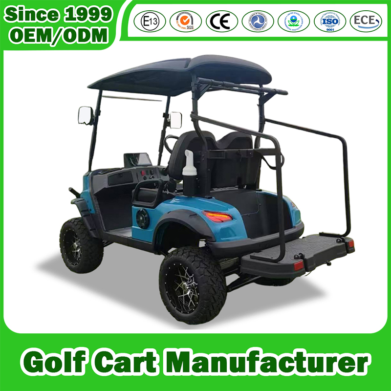 Fabricante de Carrinho de Golfe de Luxo Personalizado Cor Assento Logo Carro Elétrico de Golfe para Caça Legal na Rua 2/4/6 Lugares Carrinho de Golfe Elétrico Elevado para Jardim Vila