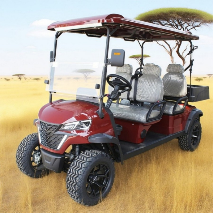 Carrinho de Golfe Elétrico Novo 4-Wheel Veículo de Passeio para 4 Passageiro com 5kw Motor Barato à Venda para Uso em Clube