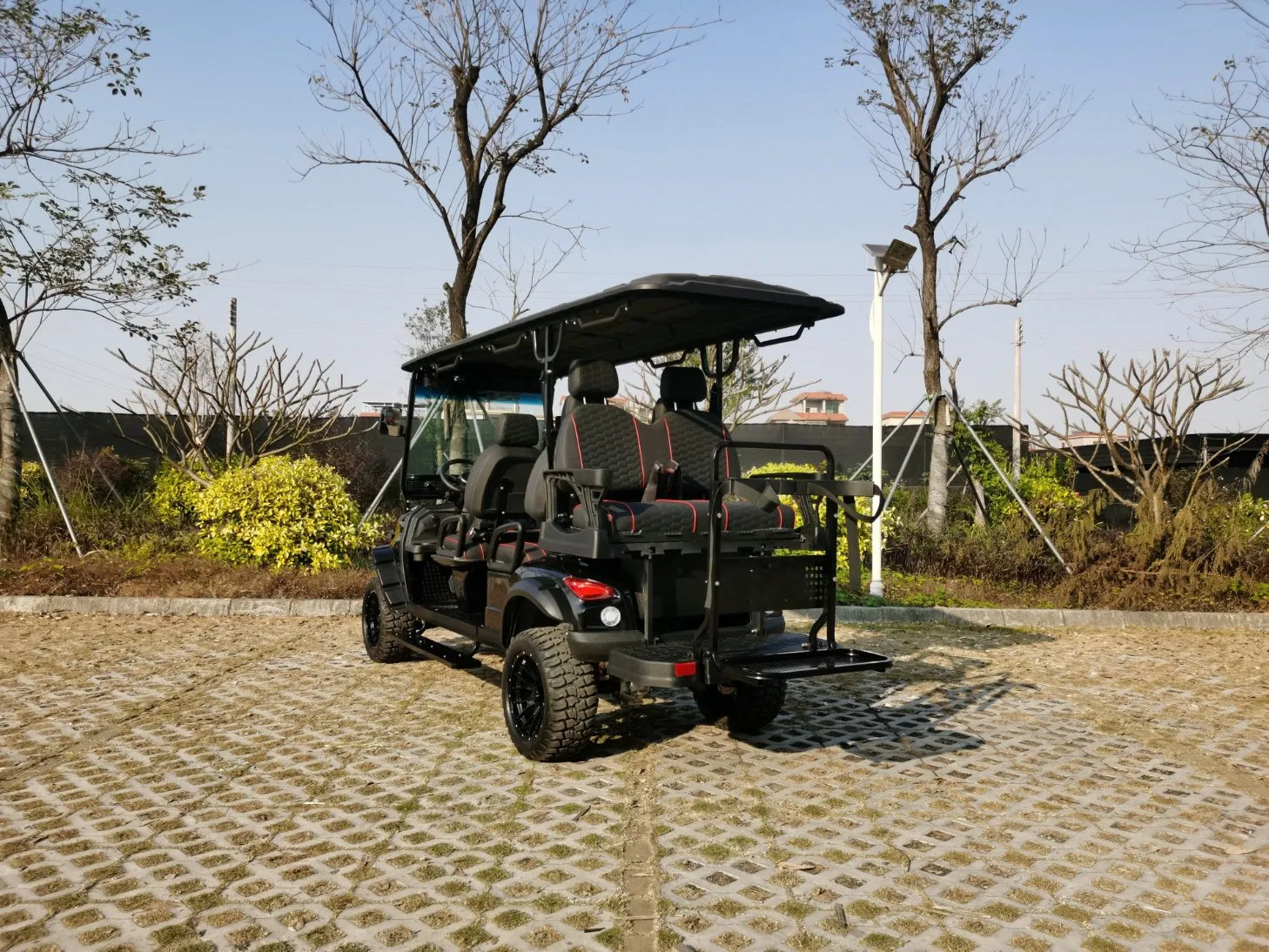 Veículo utilitário de golfe de alta qualidade a preço baixo com recursos de segurança