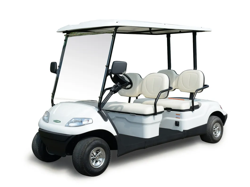 Carrinho de golfe elétrico confiável e duradouro para uso ao ar livre