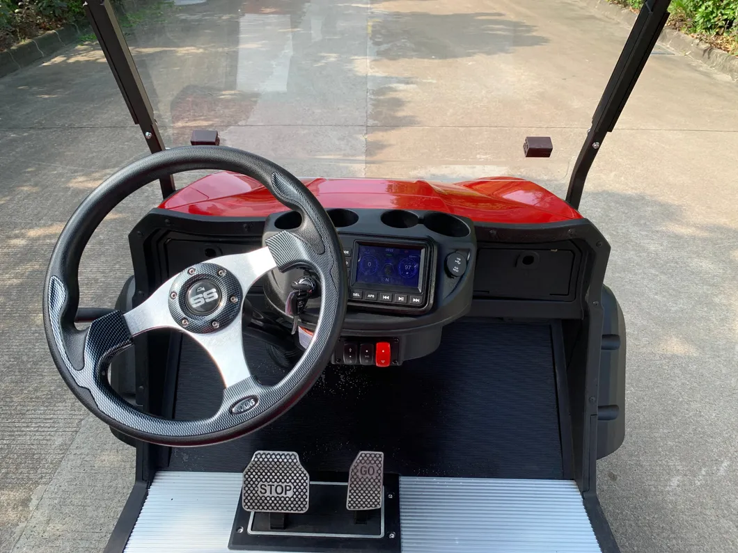 Ônibus de Turismo Elétrico 6 Lugar Carrinho de Golfe Operado por Bateria