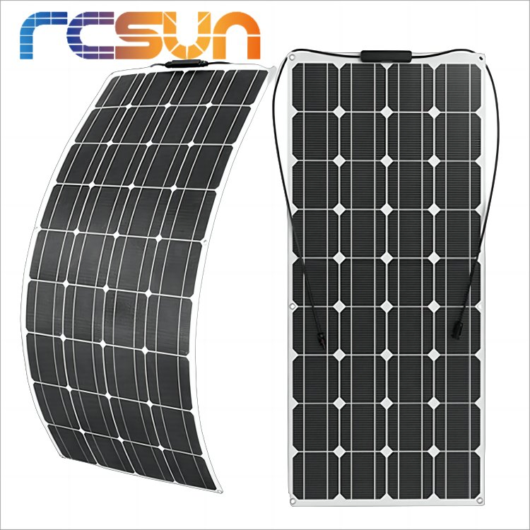 Painel Solar Flexível e Leve para Carrinho de Golfe e Varanda sem Esforço