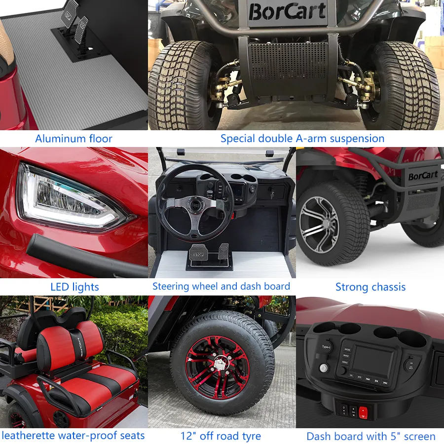 Recursos do Carrinho de Golfe