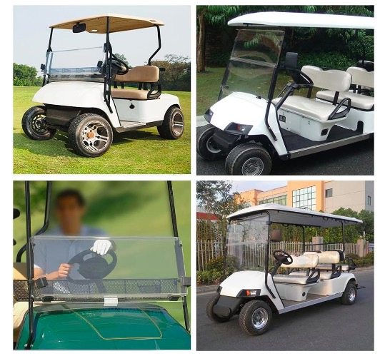 Para-brisa de carrinho de golfe para Club Car Precedent