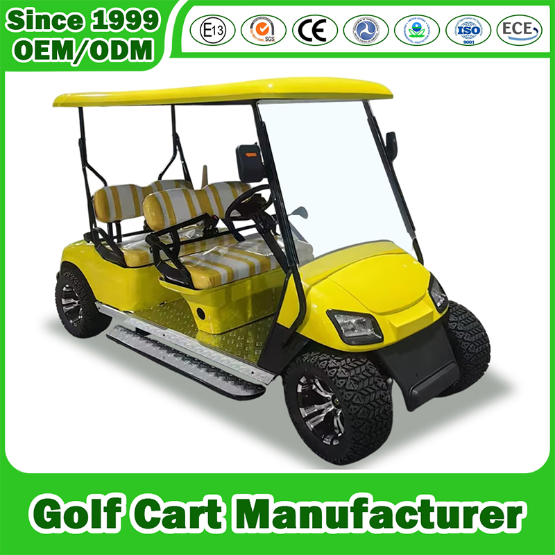200cc/300cc/400cc 2+2 Assento 4 Passageiro Preço de Fábrica Movido a Gás Carro de Golfe Legal para Rua Off Road Cartão de Golfe a Gasolina