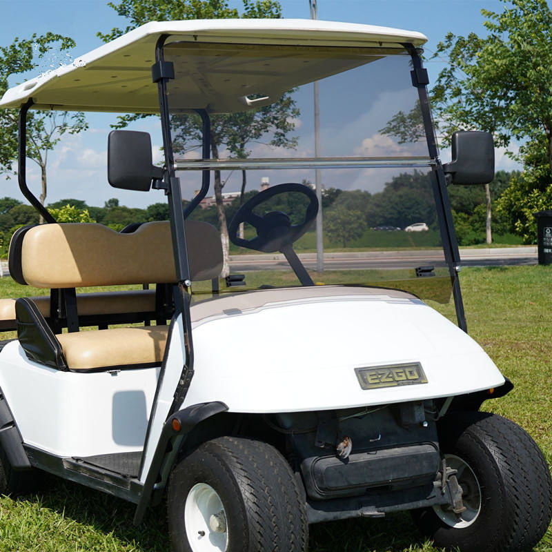 Parabrisa dobrável tawny do Electric Club Car 4mm 5mm para carrinho de golfe Ezgo TXT